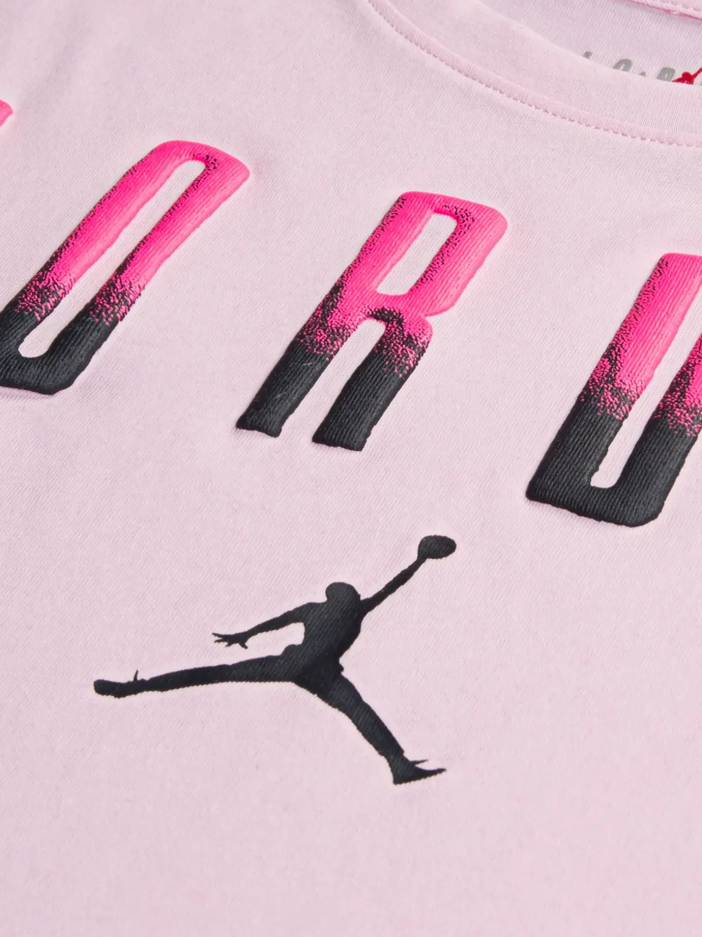 Jordan Kids T-shirt en rok met logoprint Roze
