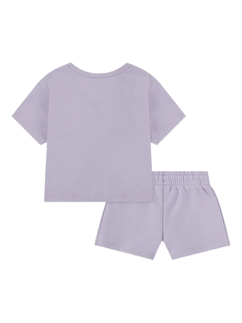 Jordan Kids Shorts met geborduurd logo Paars