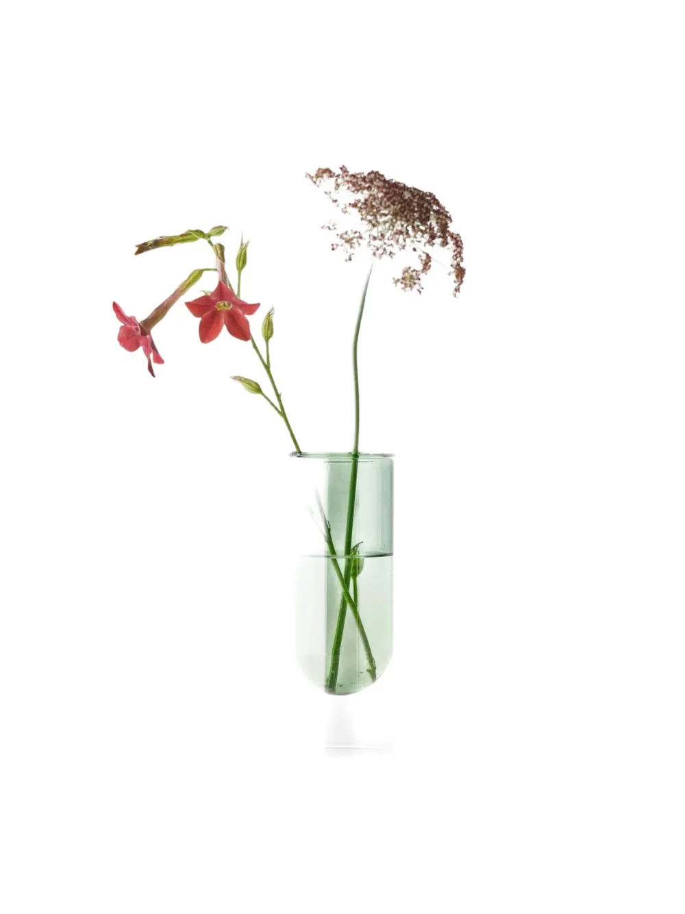 Studio About glass tube vase - Groen