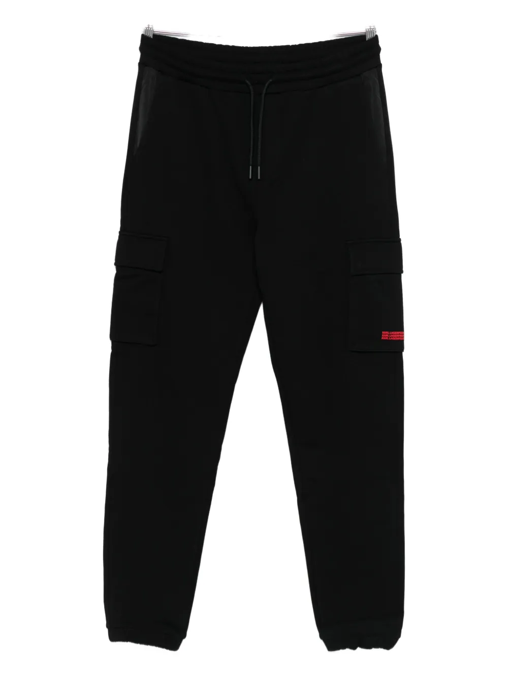 Karl Lagerfeld cargo straight-leg trousers - Nero