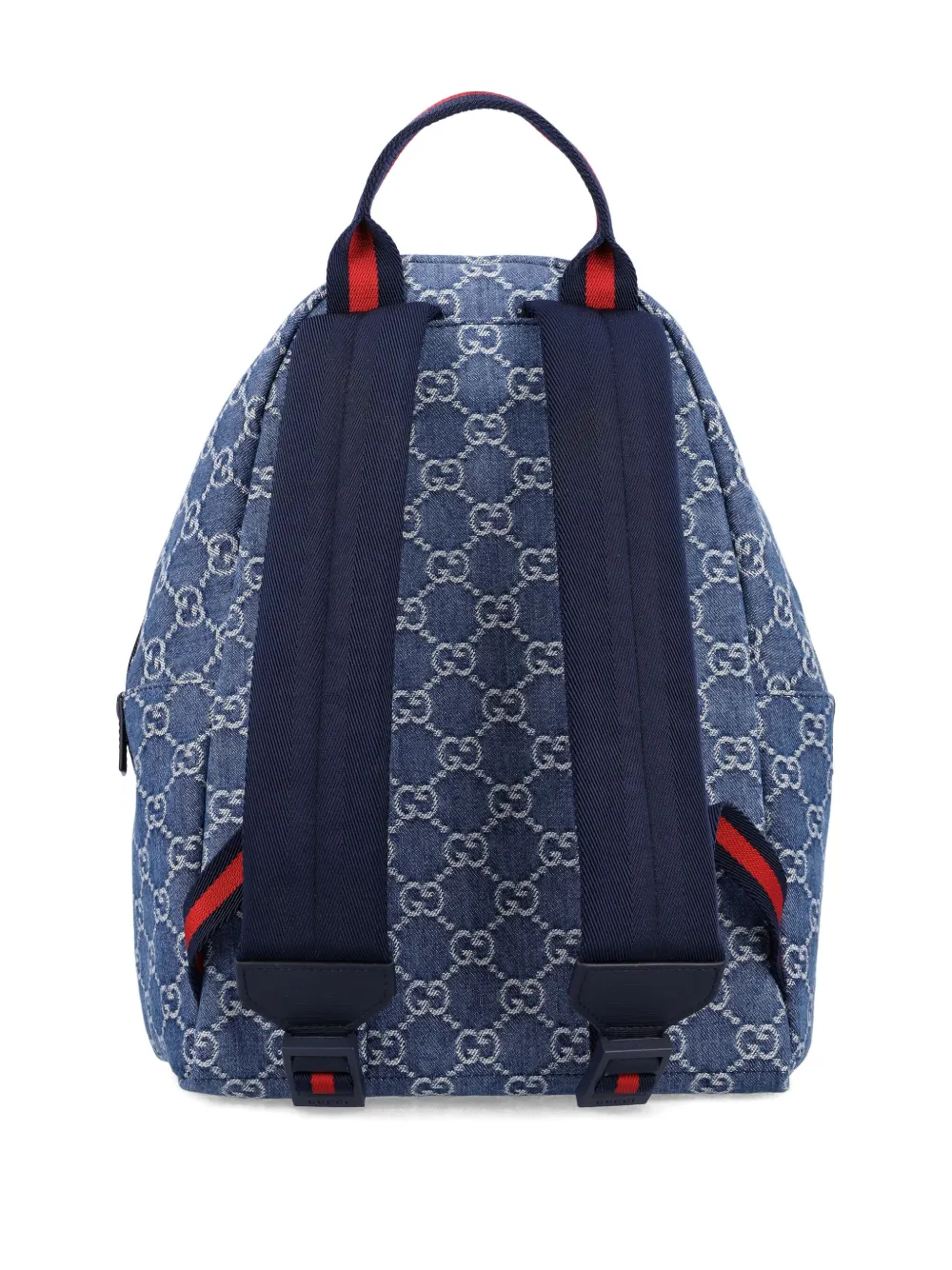 Gucci Kids GG monogram denim backpack Blauw
