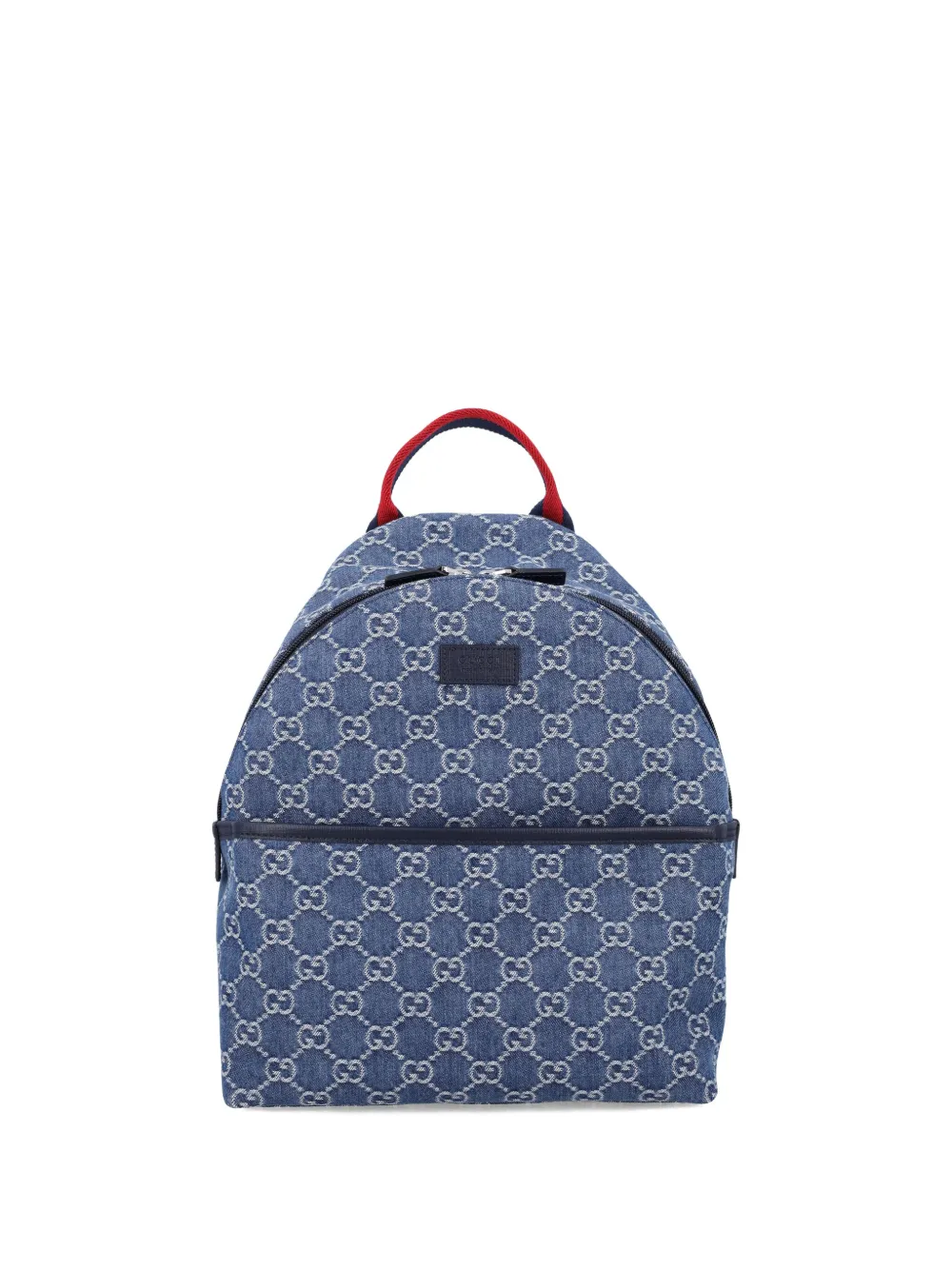 Gucci Kids GG monogram denim backpack Blauw