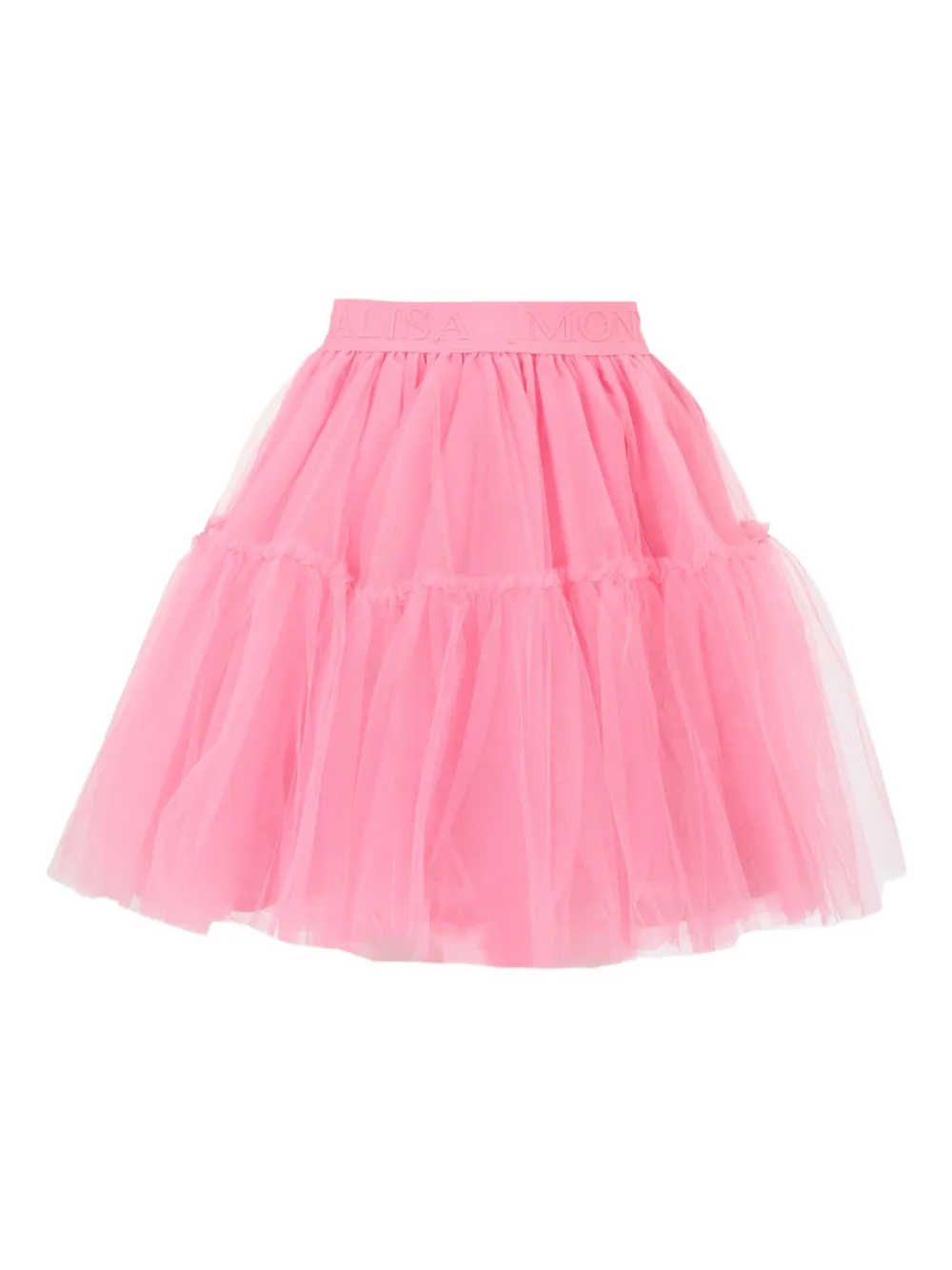 Monnalisa ruffled tulle skirt Roze
