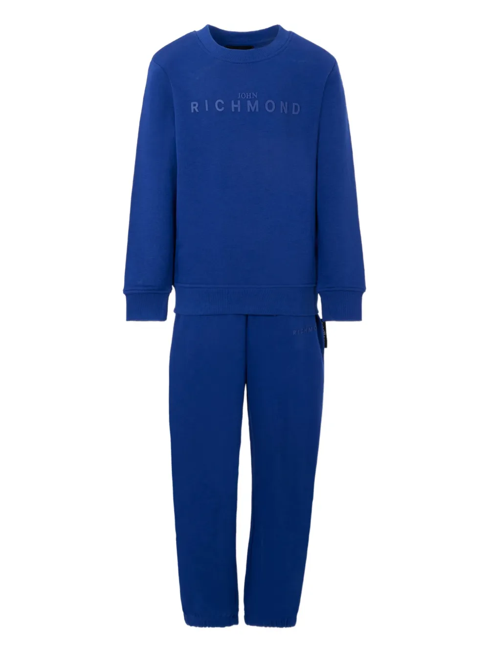 John Richmond Junior logo-detail tracksuit Blauw