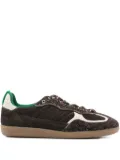 ALOHAS Tb.490 Rife suede-panelled leather sneakers - Brown