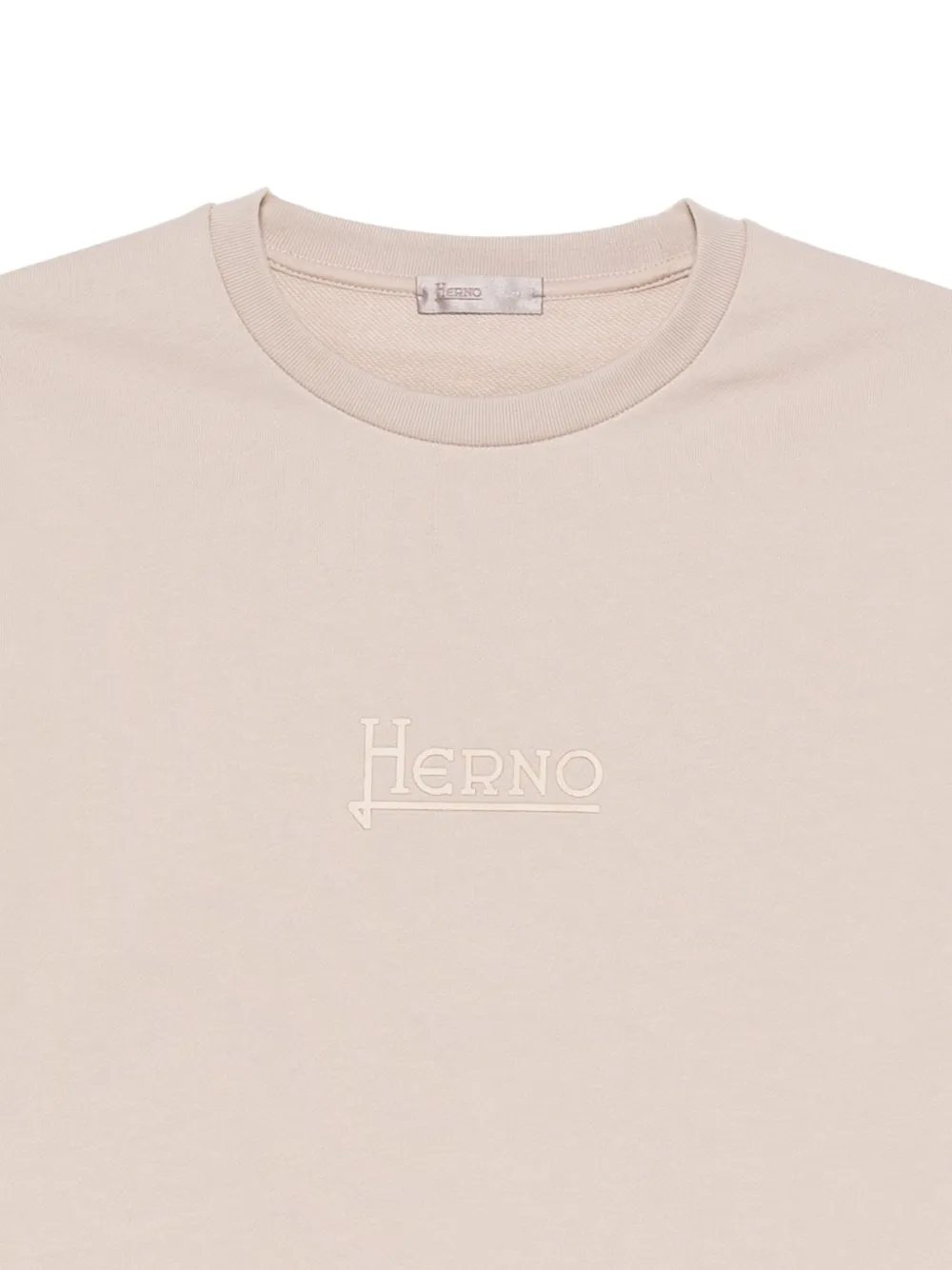  Herno Logo-print Sweatshirt - Neutrals 