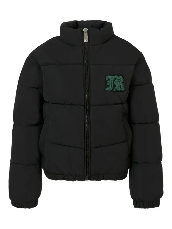 John Richmond Junior Piumino Con Applicazione Nero FARFETCH IT