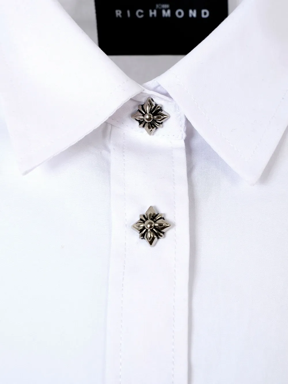 John Richmond Junior Shirt met lange mouwen Wit