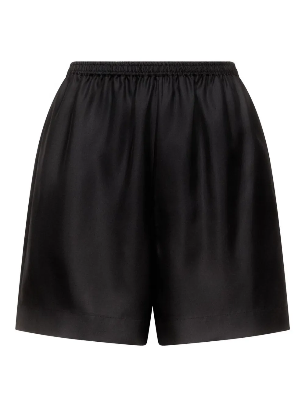 LouLou de Saison Arl shorts met elastische tailleband en zijzak Zwart