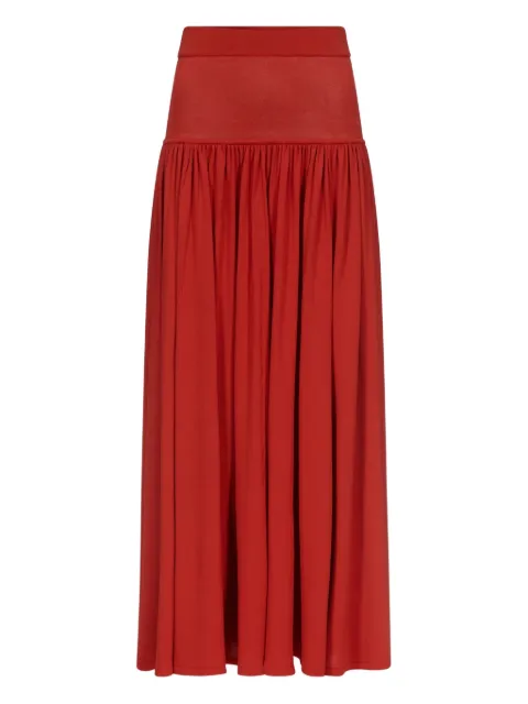 LouLou de Saison Romy gathered jersey skirt