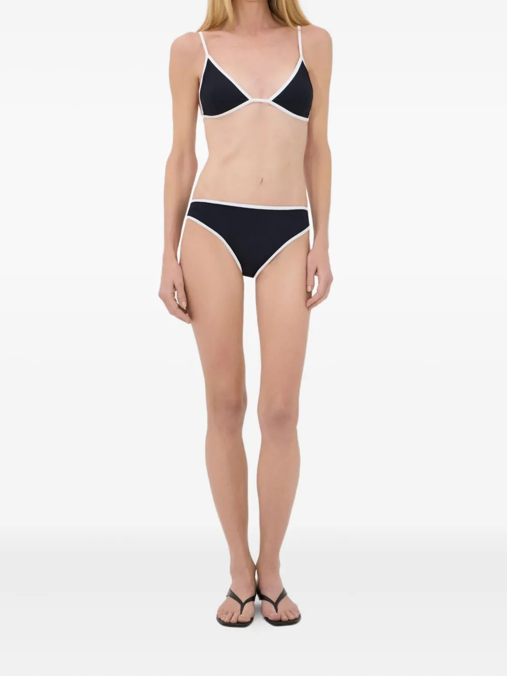 LouLou de Saison Sofia contrast-trim bikini bottoms | Bikinis | Image 2