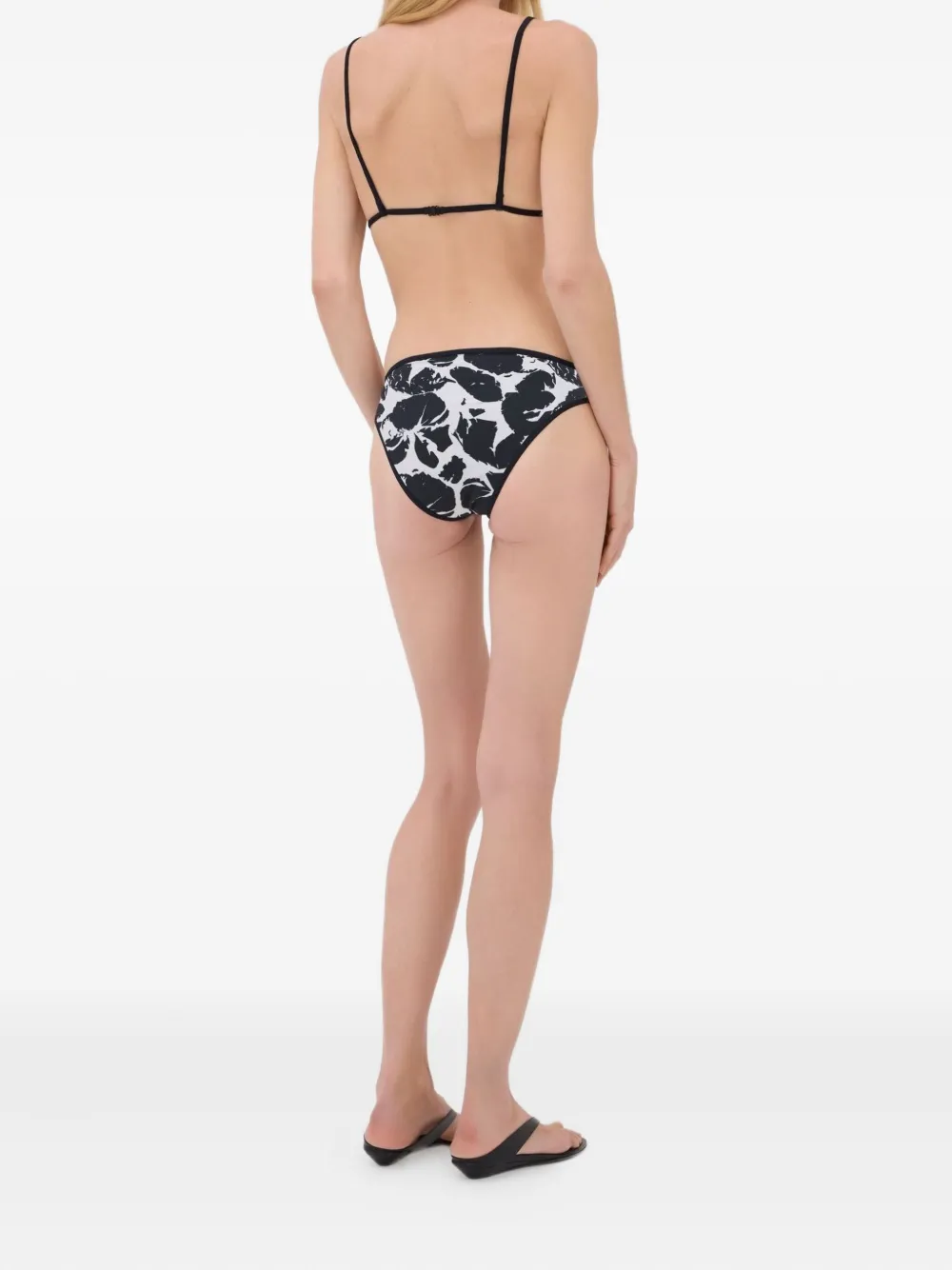 LouLou de Saison Taula bikinitop met print Zwart