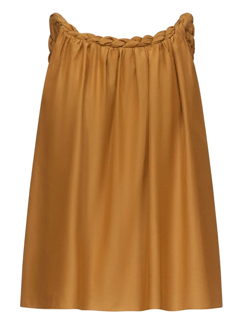 Garino braided-neck top