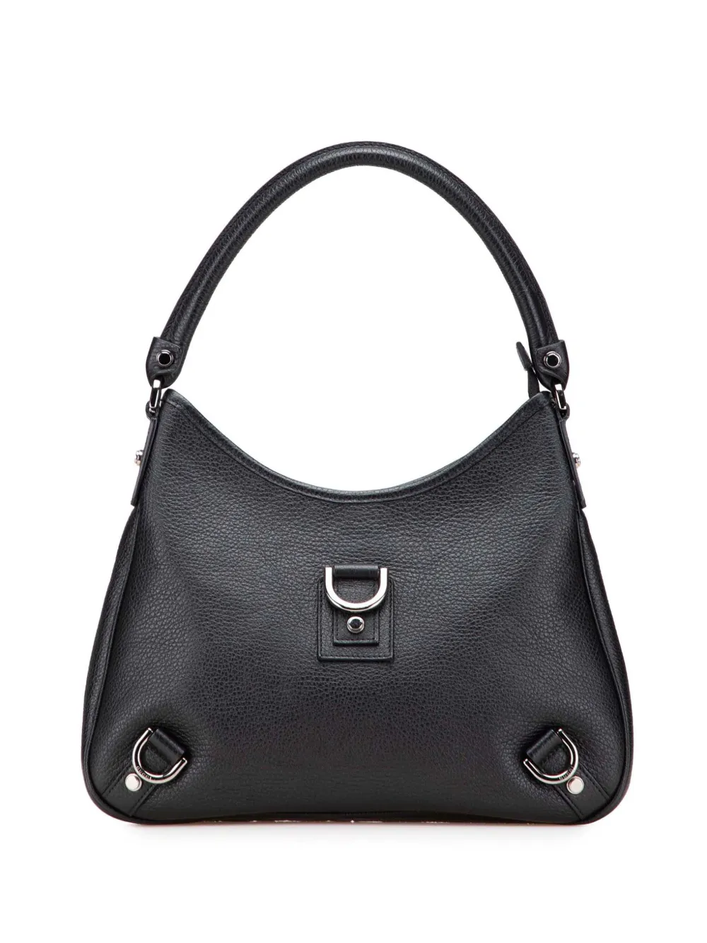 Gucci Pre-Owned 2000-2015 ぺブルレザー アビー D リング ショルダーバッグ - ブラック Gucci Pre-Owned 2000-2015 ぺブルレザー アビー D リング ショルダーバッグ - ブラック