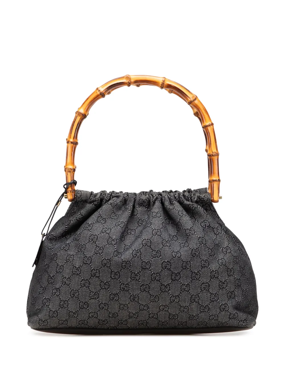 Gucci Pre-Owned 2000-2015 GG デニム バンブー ハンドバッグ - グレー Gucci Pre-Owned 2000-2015 GG デニム バンブー ハンドバッグ - グレー
