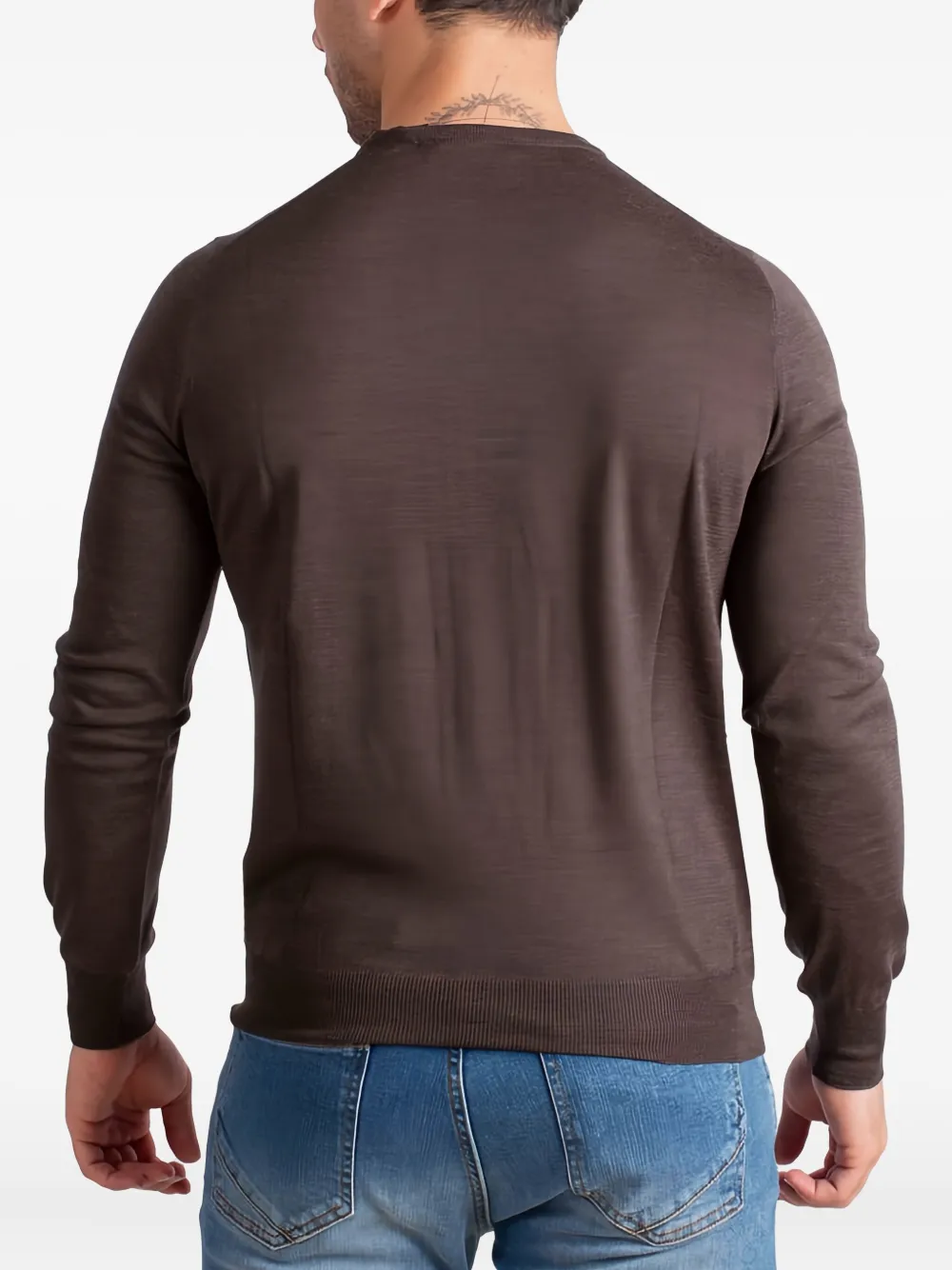 Gran Sasso crew-neck sweater - Bruin
