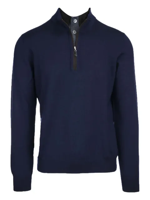 Gran Sasso zip-up sweater