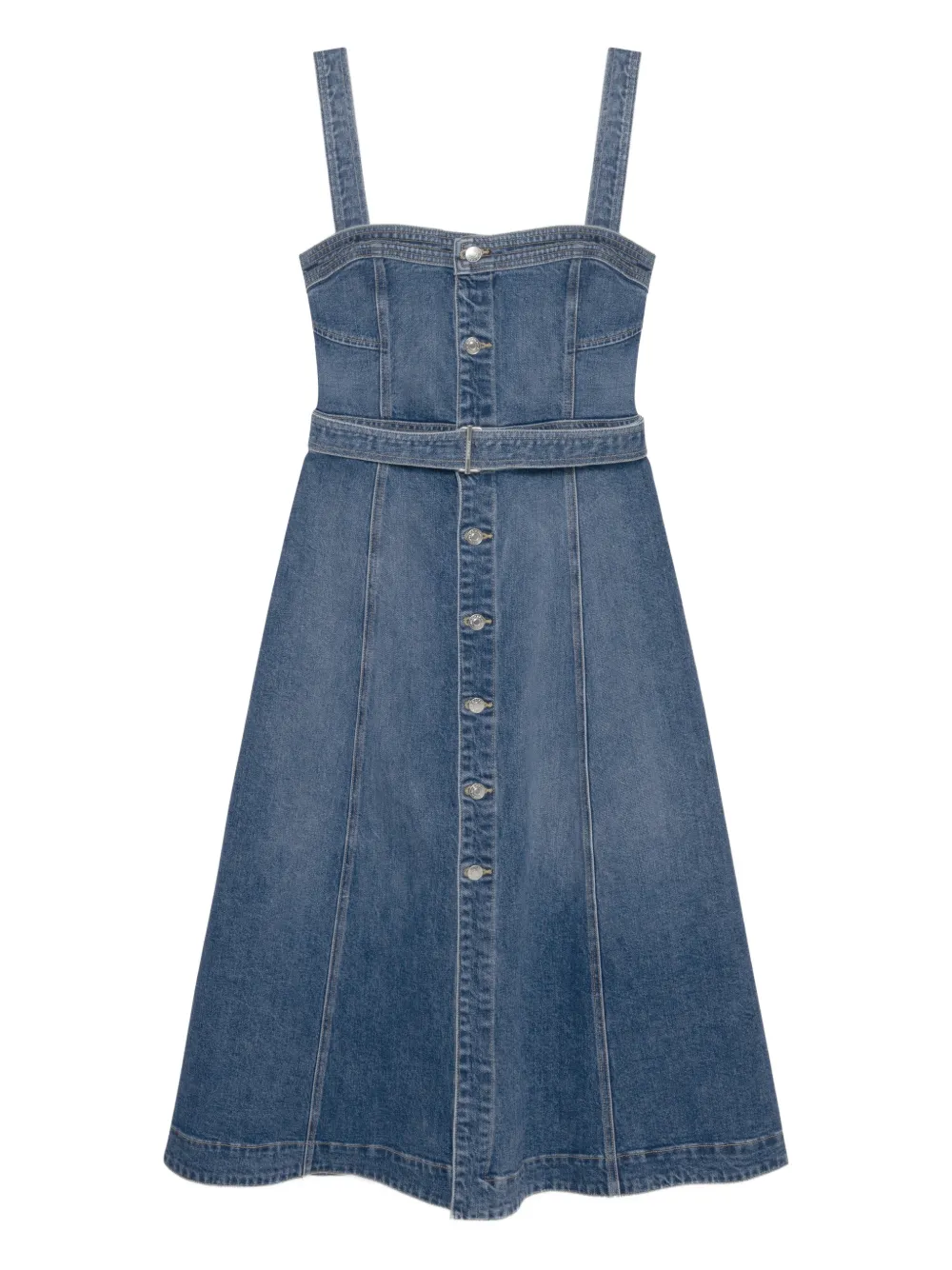 Simkhai Abito midi Alba con cintura - Blu