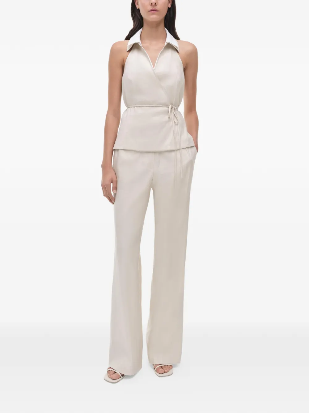 Simkhai Campbell collared wrap top | Chalecos y camisetas | Image 2