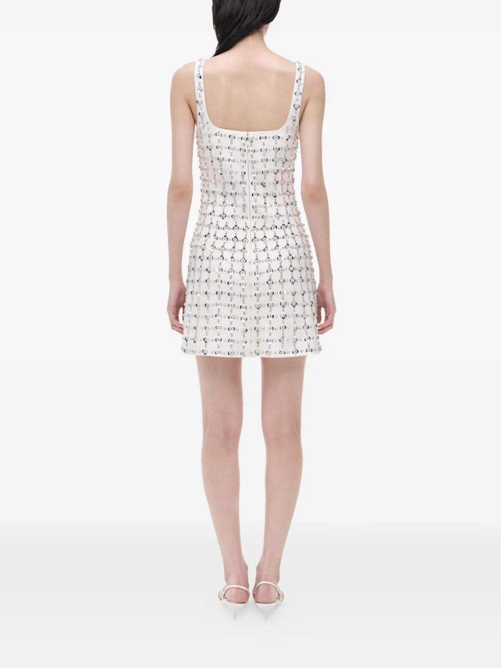 Ziva Floral-Embellished Mini Dress