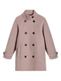 Brunello Cucinelli Kids wool double-breasted coat - Pink