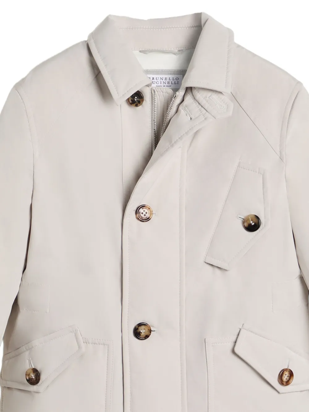 Brunello Cucinelli Kids single-breasted jacket Beige