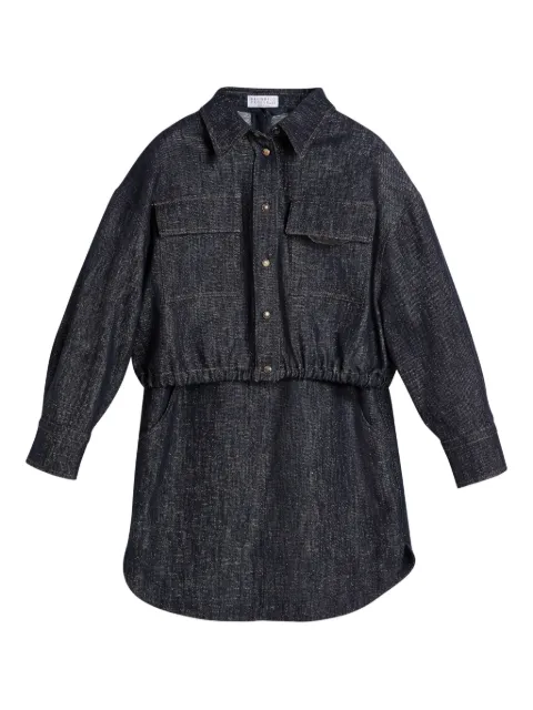Brunello Cucinelli Kids vestido vaquero
