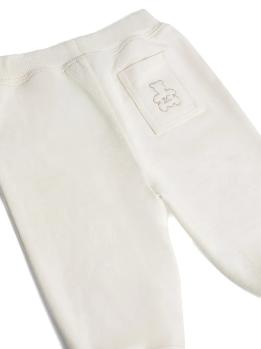 Brunello Cucinelli Logo-embroidered Trousers In White