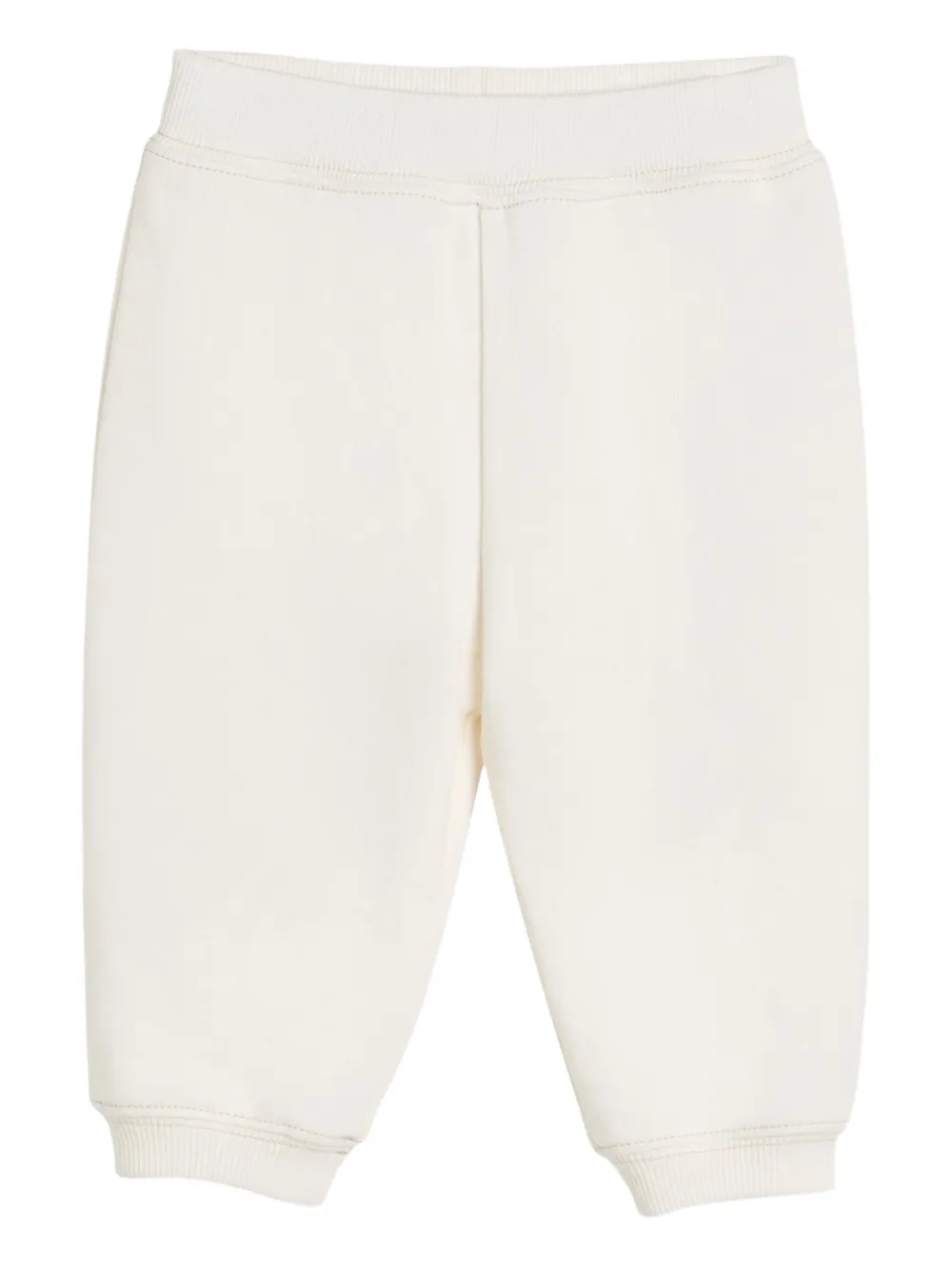 Brunello Cucinelli Logo-embroidered Trousers In White