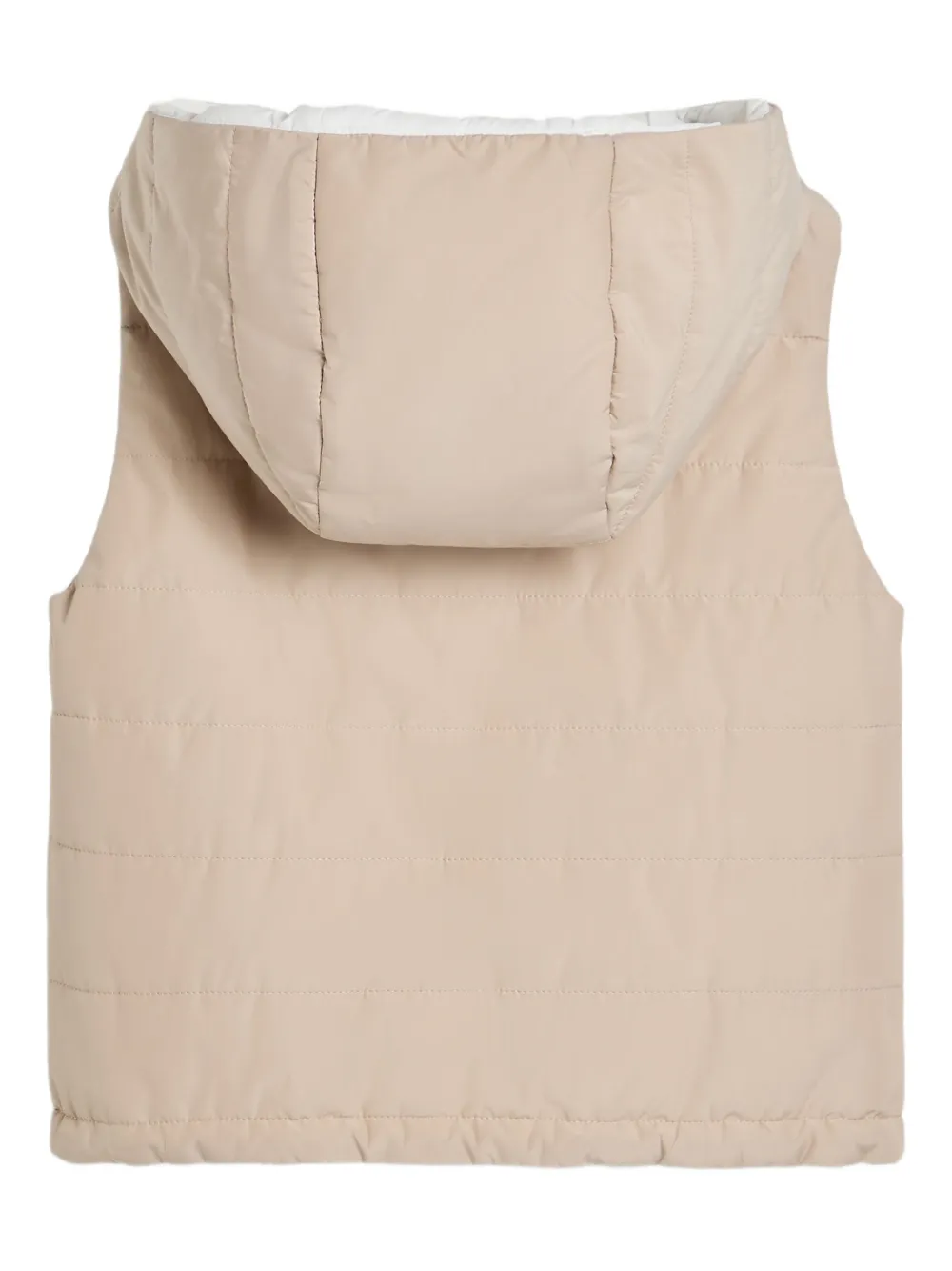 Brunello Cucinelli Kids padded gilet Beige
