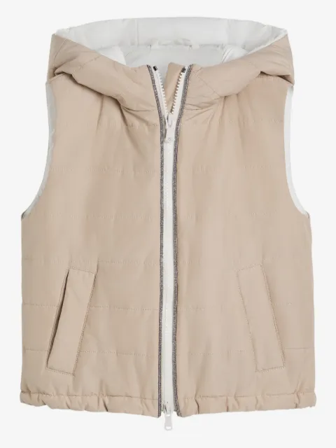 Brunello Cucinelli Kids padded gilet