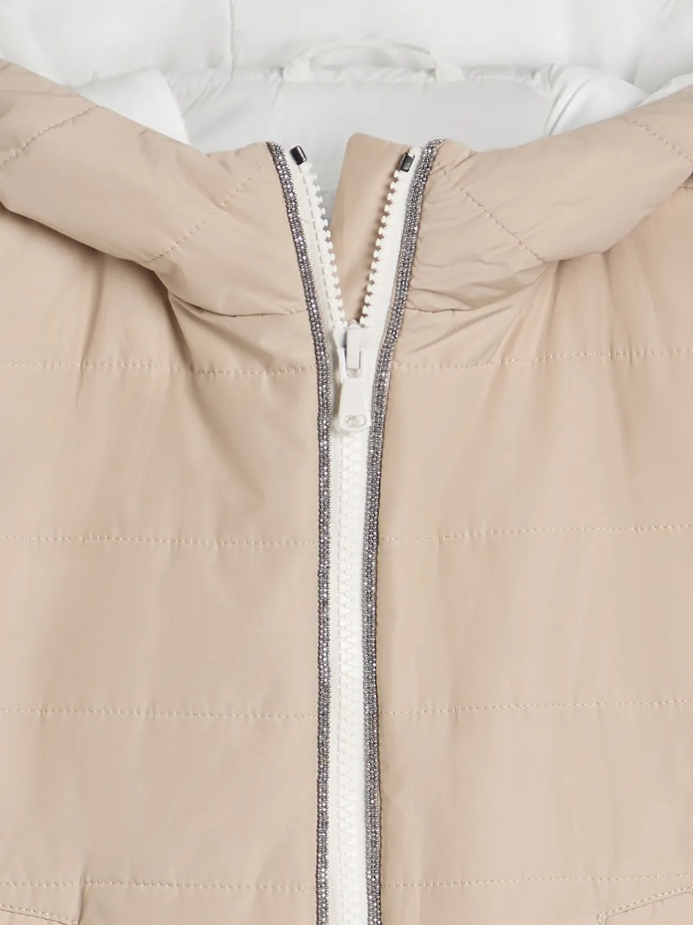 Brunello Cucinelli Kids padded gilet Beige