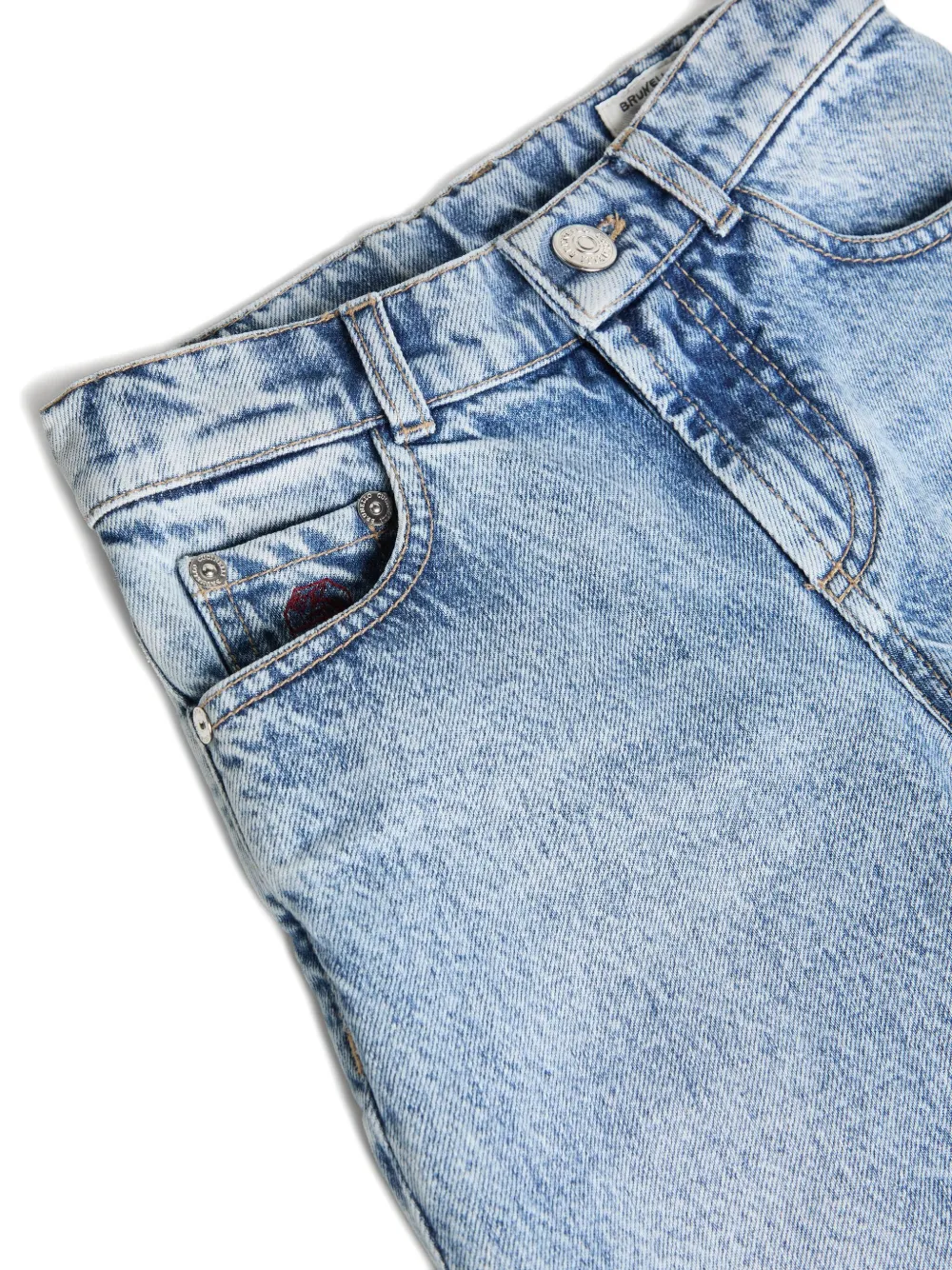 Brunello Cucinelli Kids five-pocket jeans Blauw