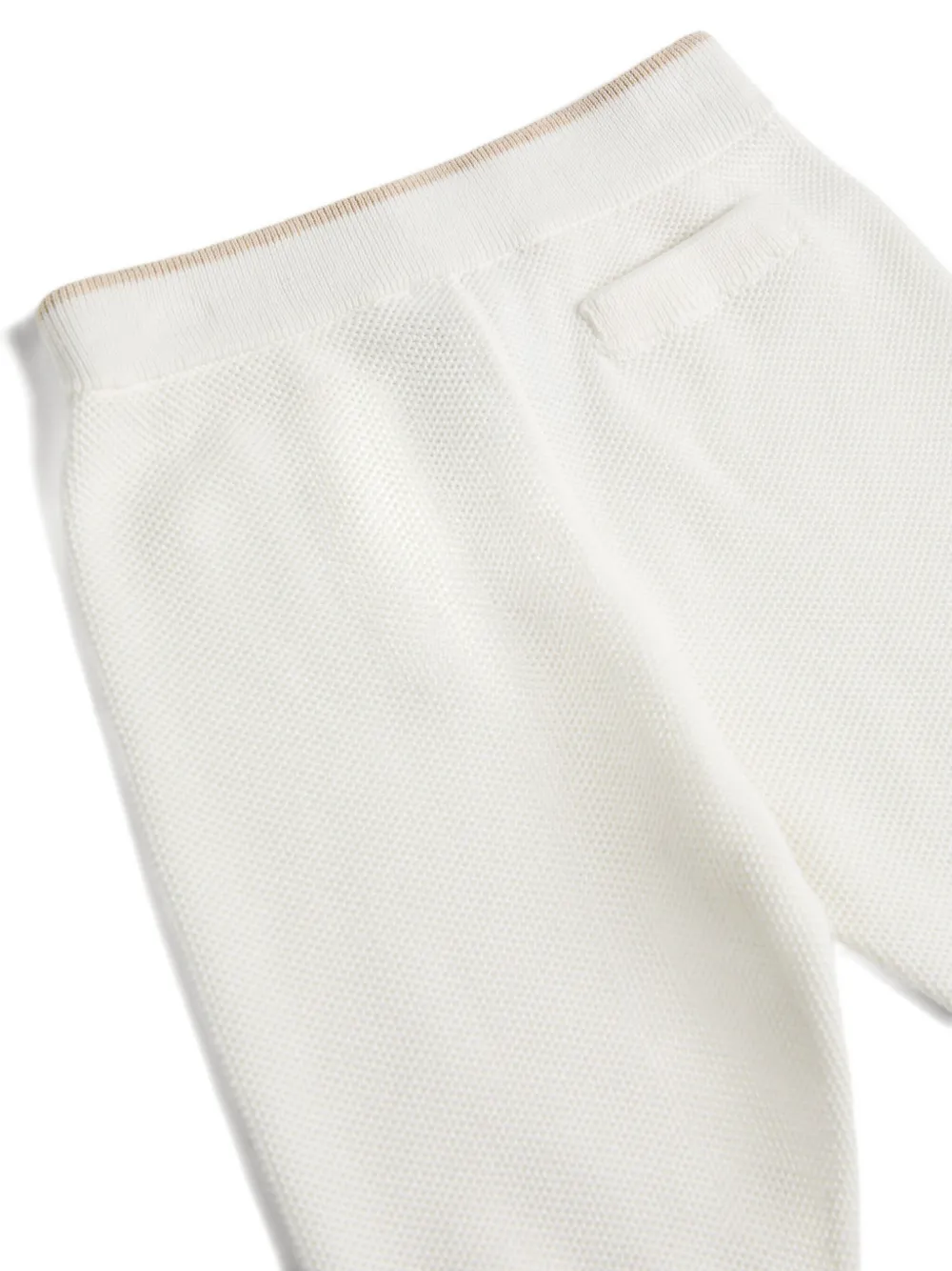 Brunello Cucinelli Kids cotton trousers Wit