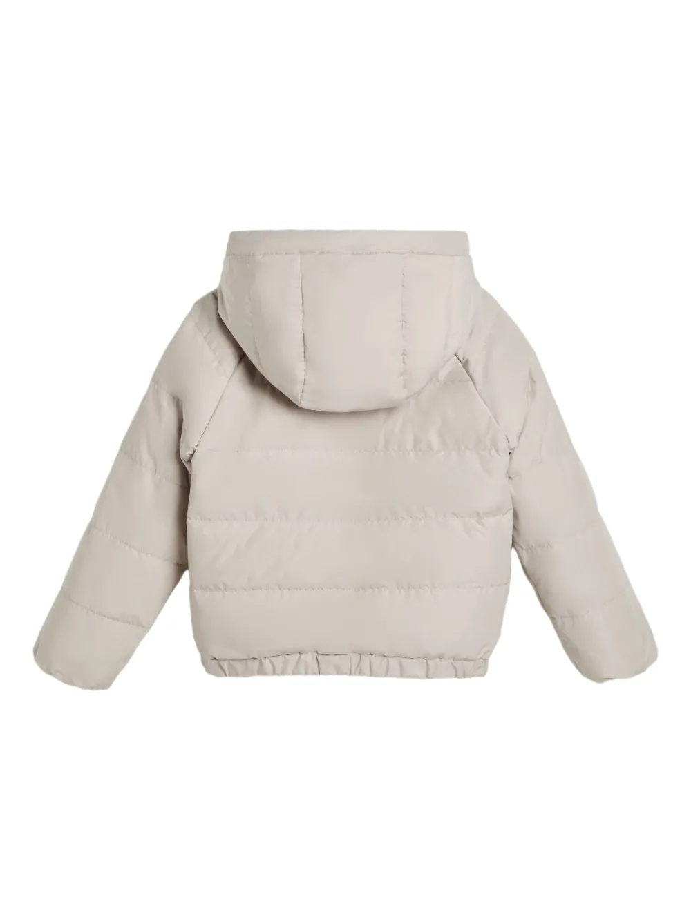 Brunello Cucinelli Kids water-resistant puffer jacket Beige