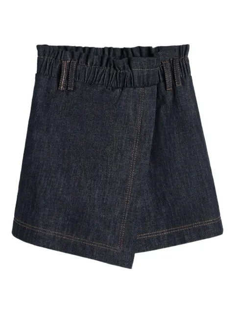 Brunello Cucinelli Kids asymmetric mini skirt
