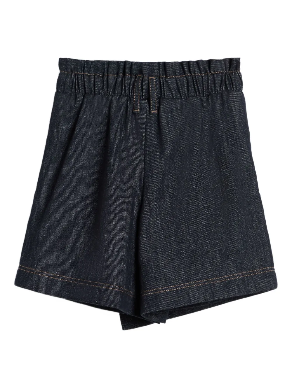 Brunello Cucinelli Kids Asymmetrische mini-rok Blauw
