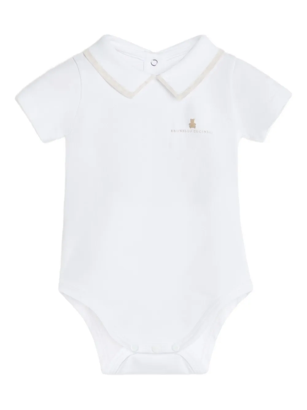 Brunello Cucinelli Kids Baby Bernie 2-piece bodysuit set Wit