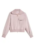 Brunello Cucinelli Kids two-way zip-fastening sweatshirt - Pink