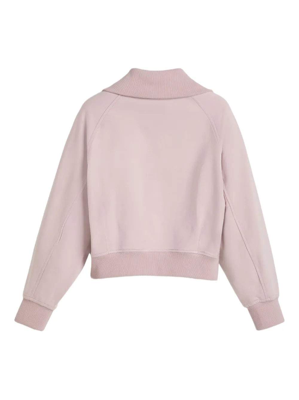 Brunello Cucinelli Kids two-way zip-fastening sweatshirt Roze