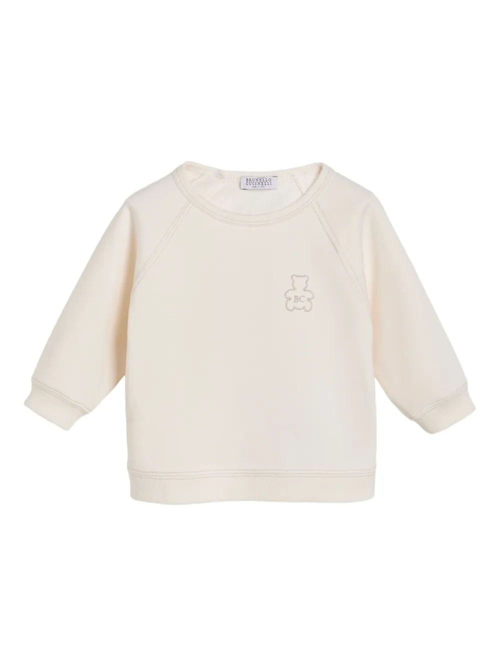 Brunello Cucinelli Kids Baby Bernie sweatshirt Wit