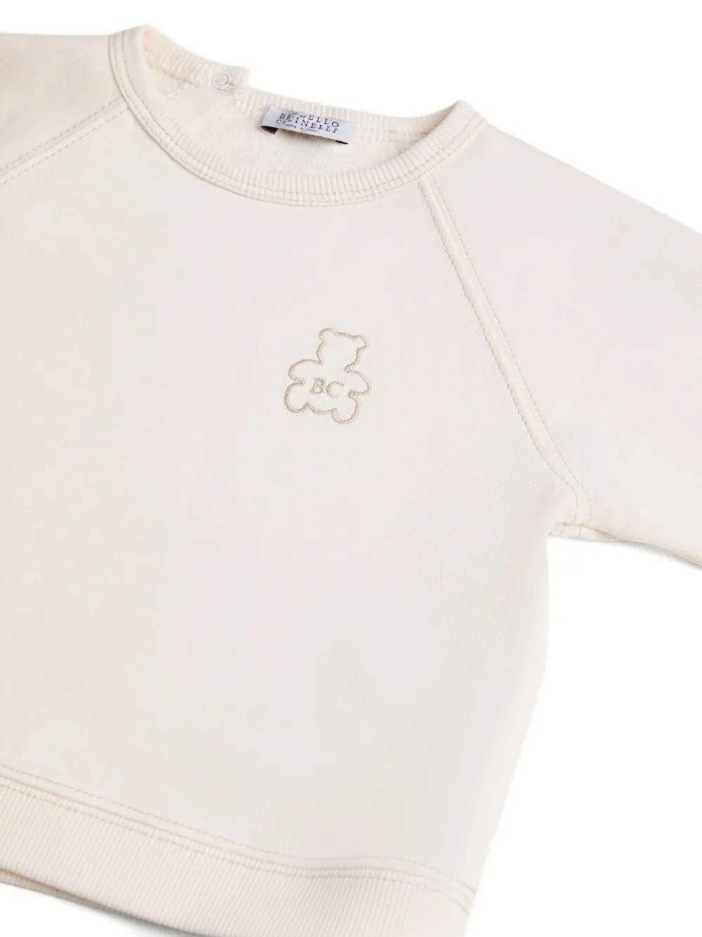 Brunello Cucinelli Kids Baby Bernie sweatshirt Wit