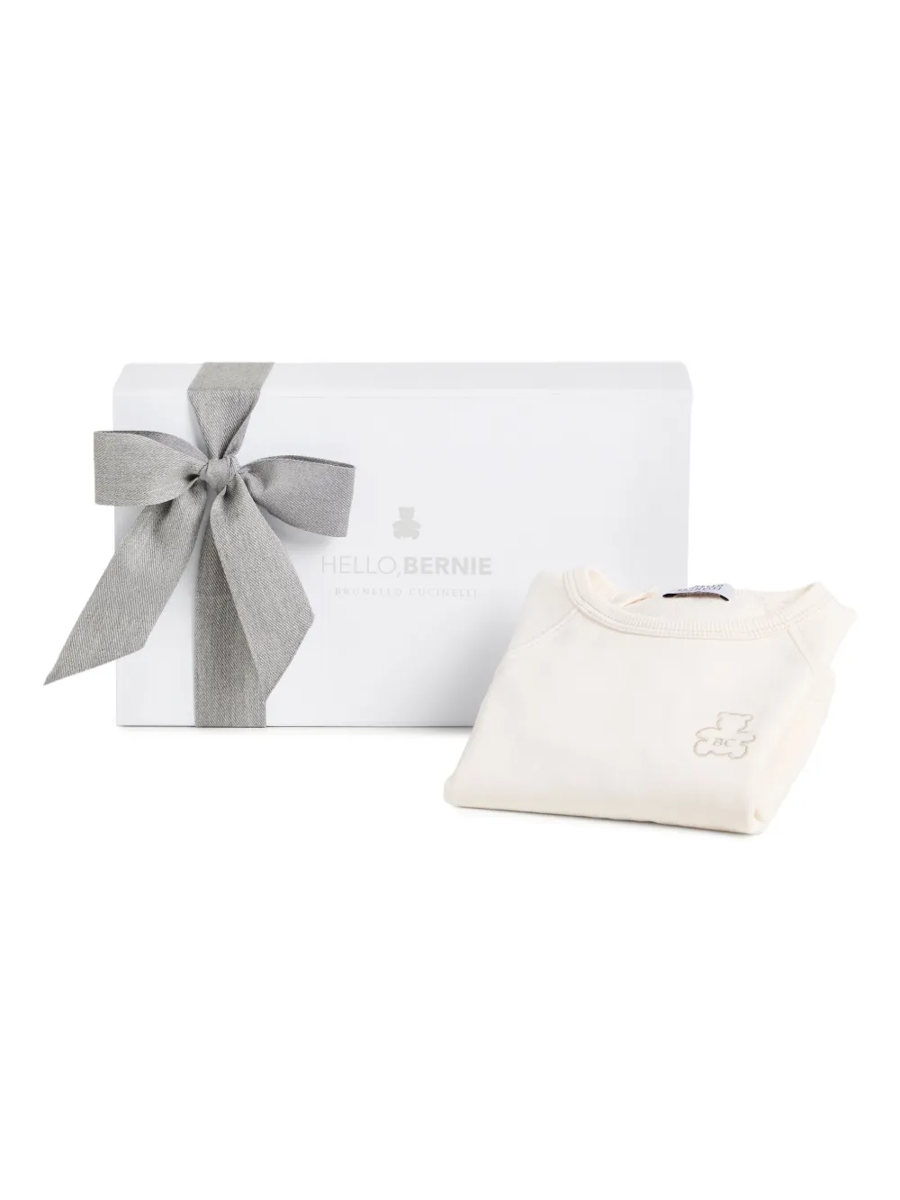 Brunello Cucinelli Kids Baby Bernie sweatshirt Wit