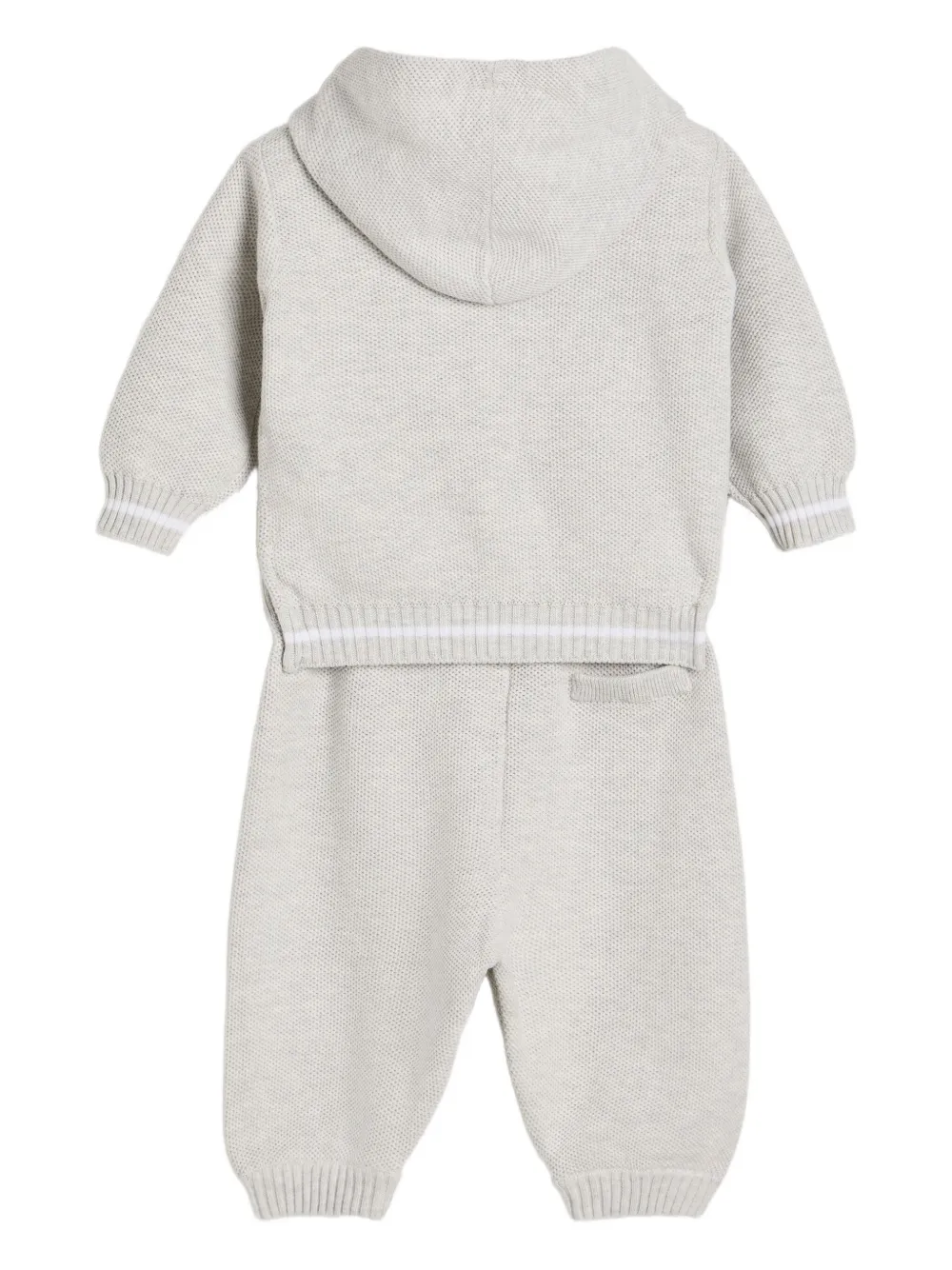 Brunello Cucinelli Kids Baby Bernie knit coordinated set Grijs