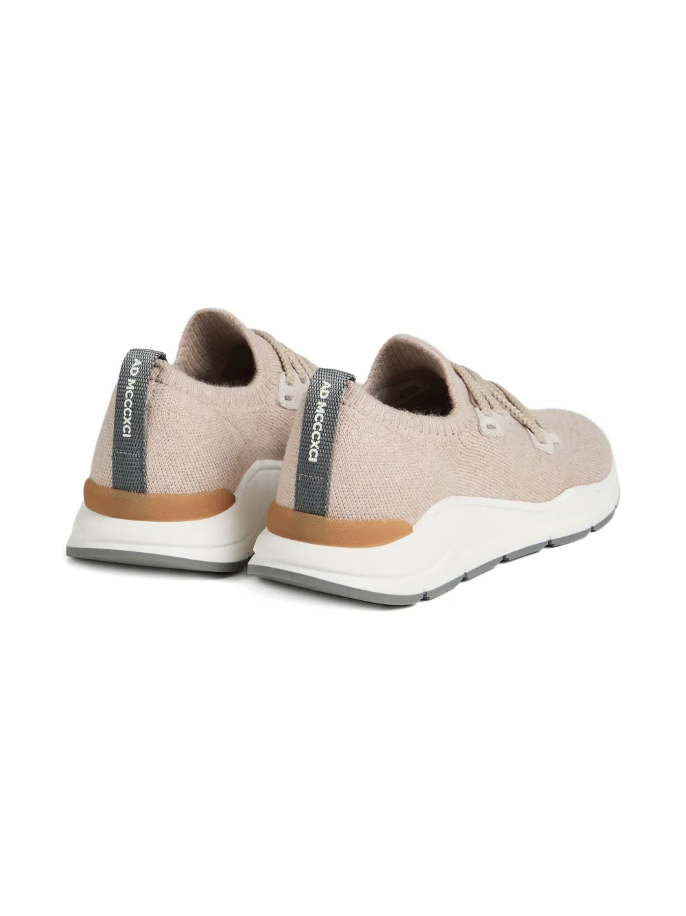 Brunello Cucinelli Kids knitted sneakers Neutrals