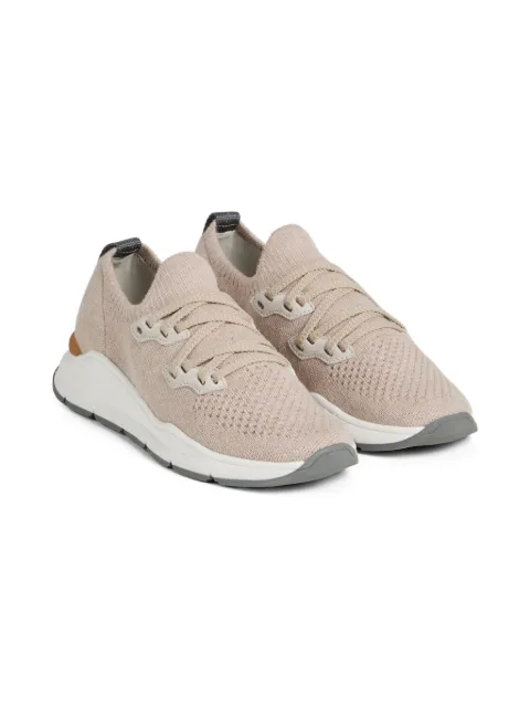 Brunello Cucinelli Kids knitted sneakers