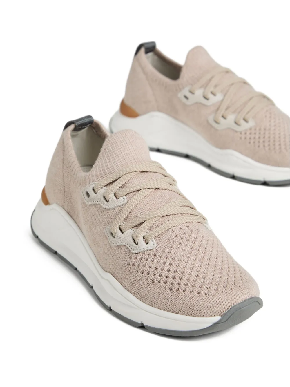 Brunello Cucinelli Kids knitted sneakers Neutrals
