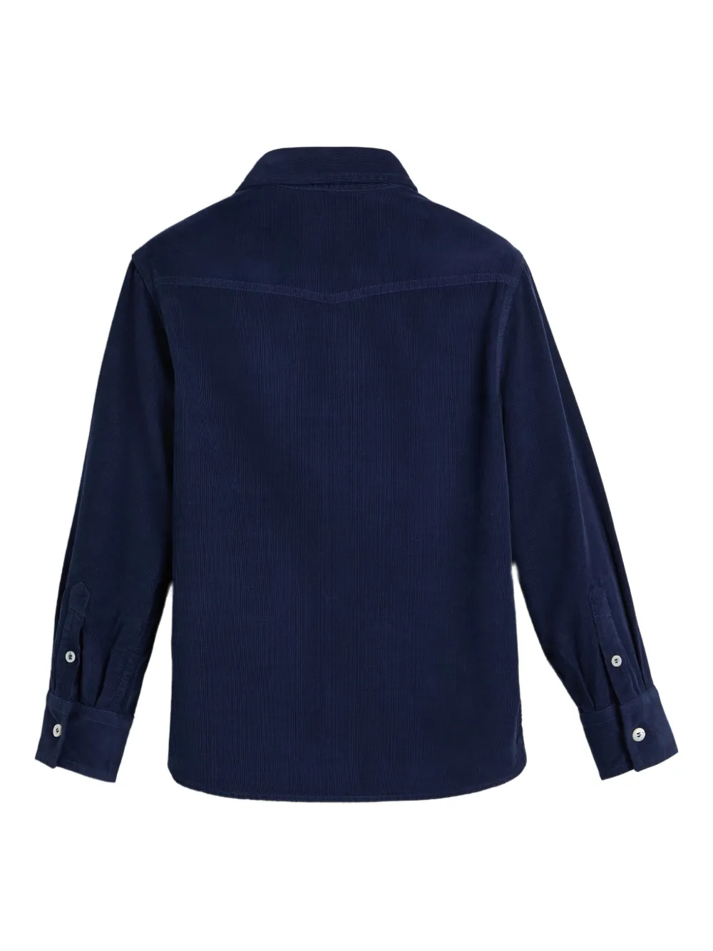 Brunello Cucinelli Corduroy Shirt In Blue
