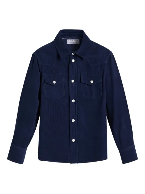 Brunello Cucinelli Kids corduroy shirt