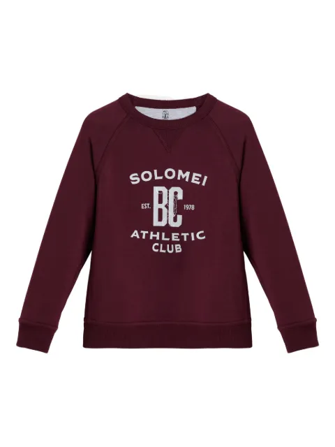 Brunello Cucinelli Kids cotton terry sweatshirt